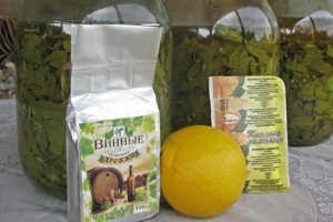 Шампанское из листьев Из листьев