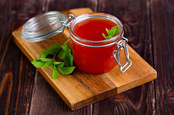 арбузный мед с мятой