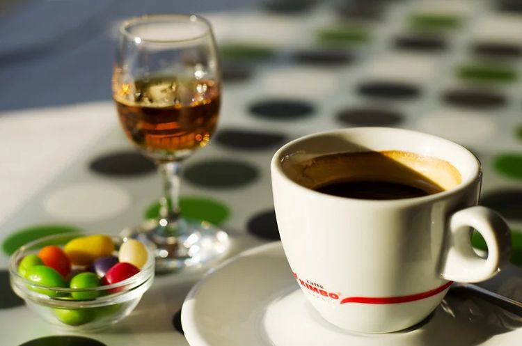 Кофе с Бехеровкой