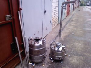 Готовые перегонные кубы из пивных кег