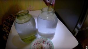 Удаление использованного масла в самогоне шприцом