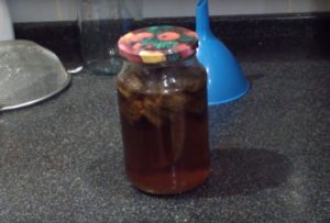 Самогон с хлебом