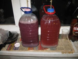 Эффект от использования каркаде (выпадение осадка)