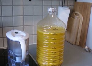 Консистенция апельсинового сусла