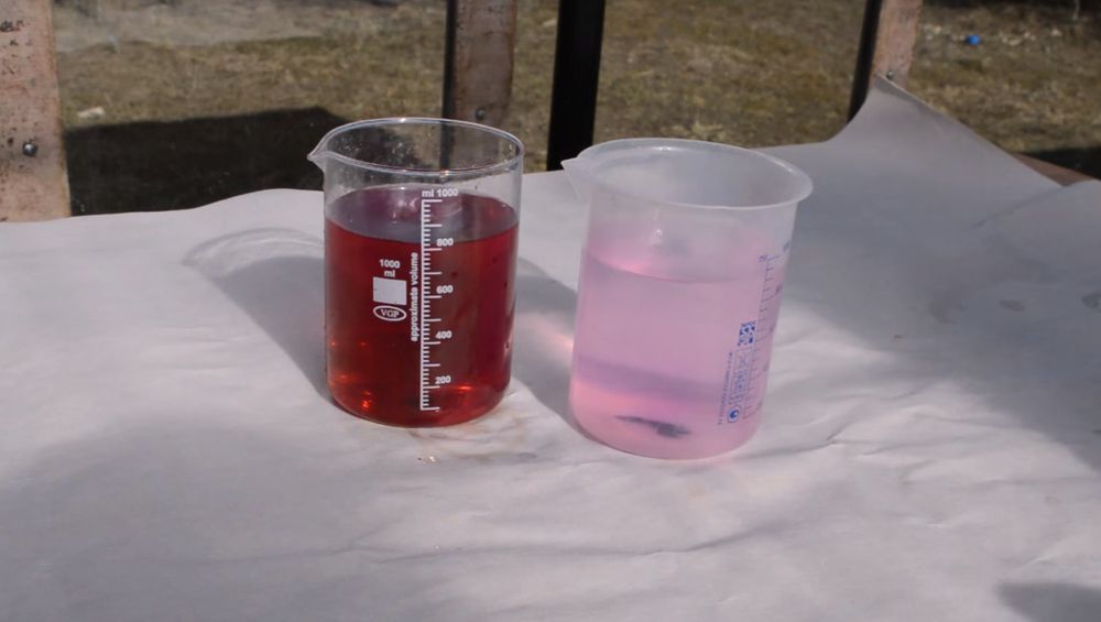 Самогон и спирт с марганцовкой